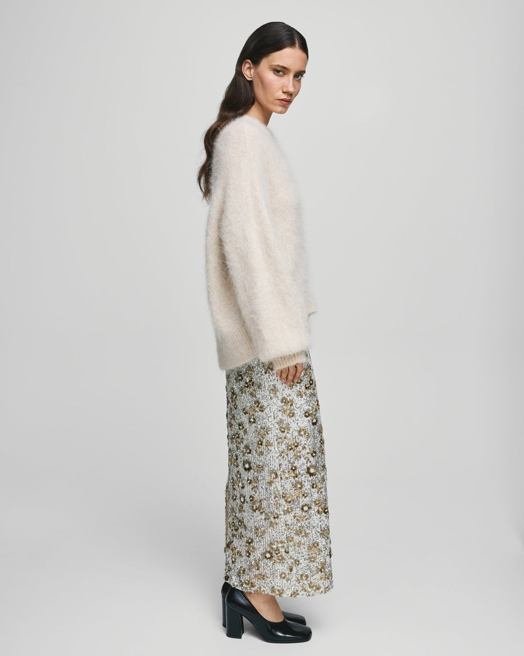 Mschmagnolia Hw Skirt Emb  Multicolor