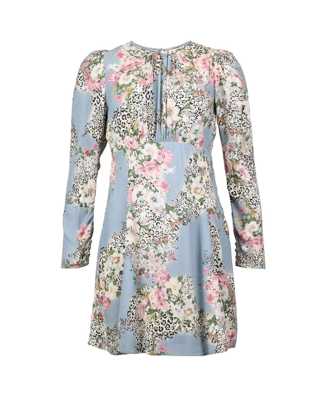 Viscose Mini Dress  Wild Bloom