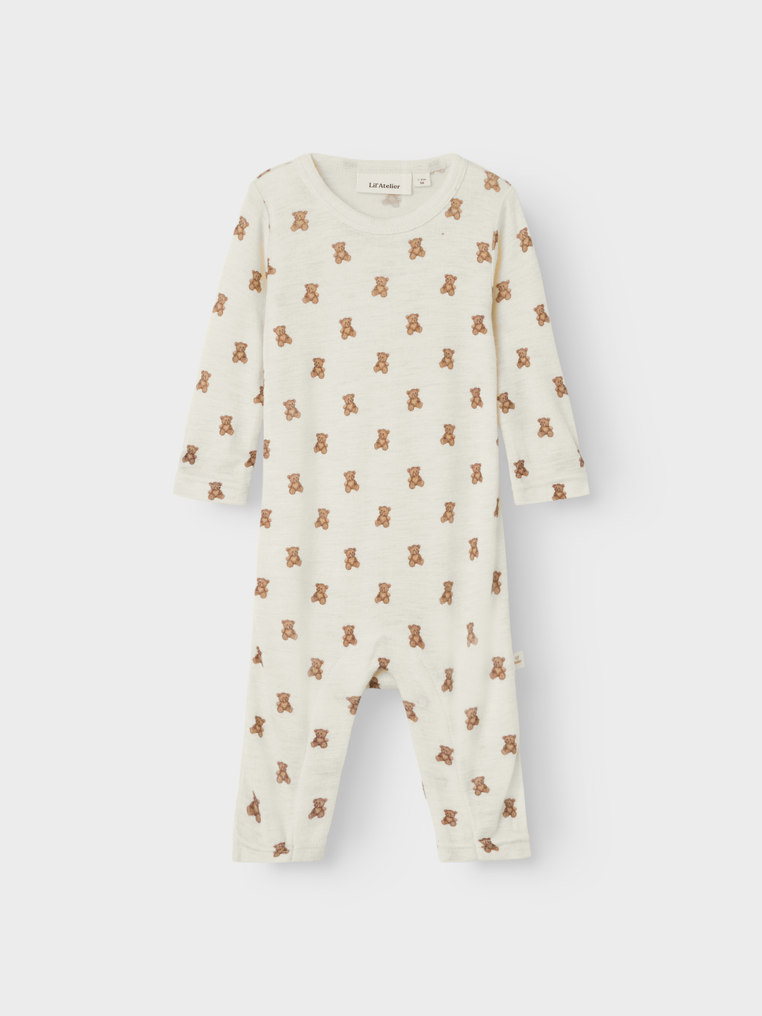NBNNALU WO/MO LS SLIM SUIT LIL  Offwhite
