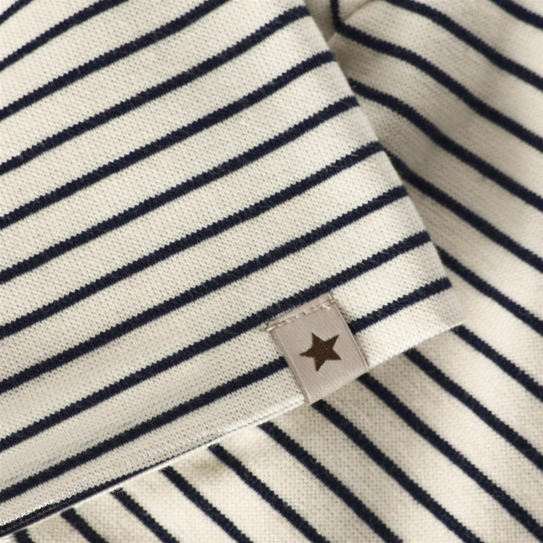 Beanie Stripe Rib  Navy Blazer