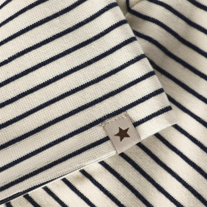 Beanie Stripe Rib  Navy Blazer