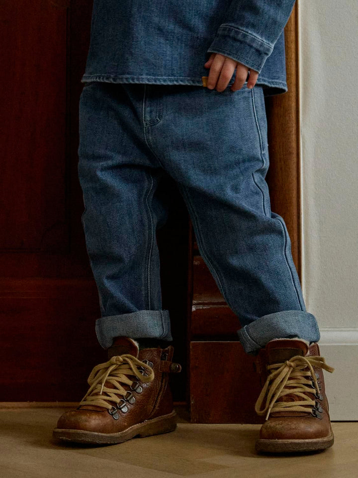 Nmmobello Loose Jeans 1144-Se Lil  Mørkeblå
