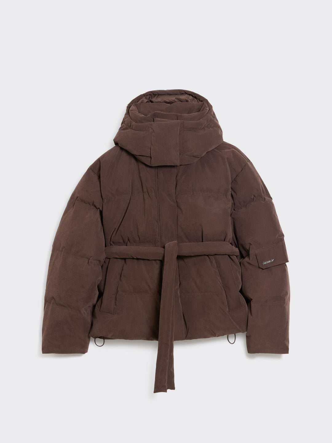 Steilia Brushed Down Jkt  Brown