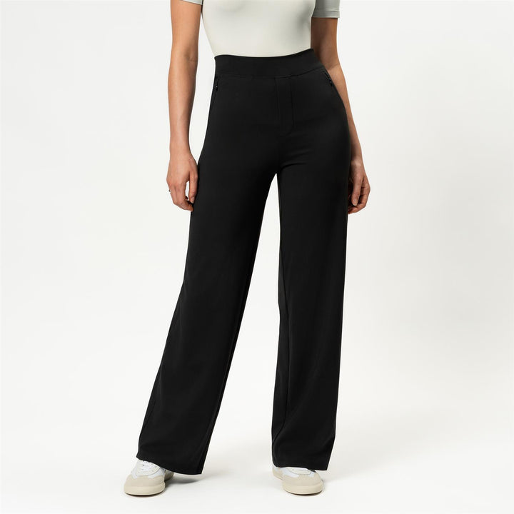 Asana Relaxed Straight Pant - Extra Long 34"L  Black