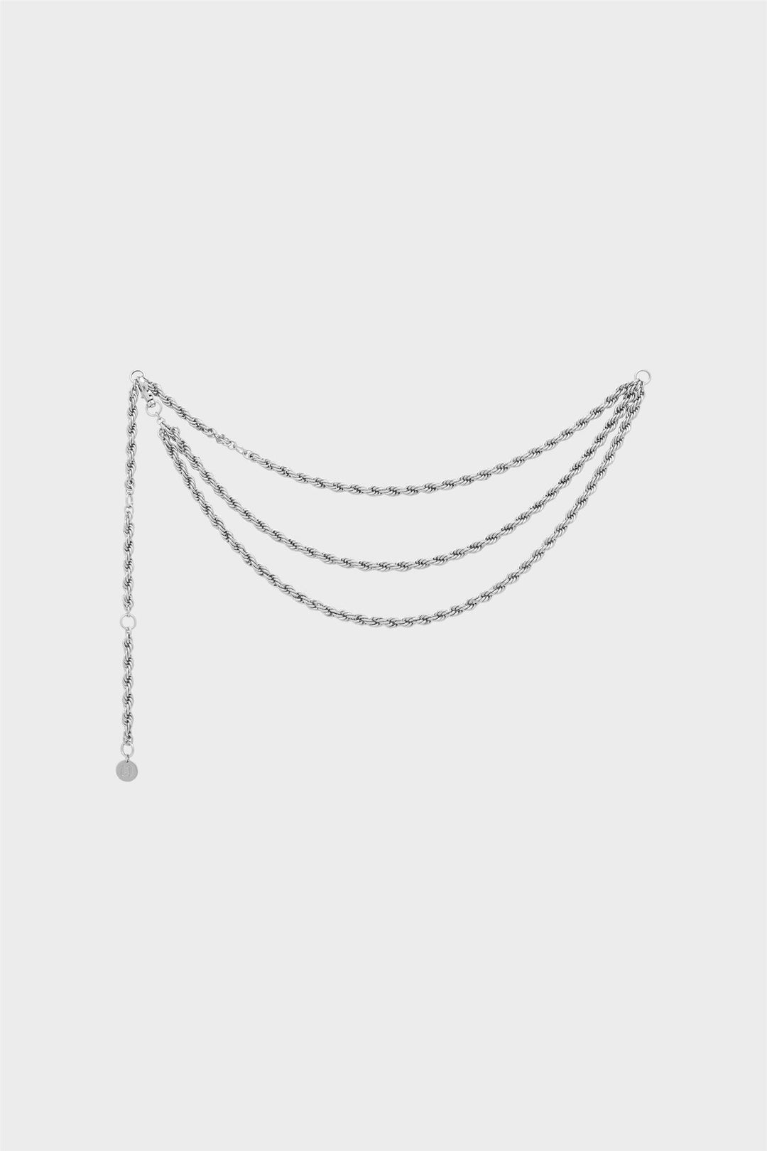 LUVIA BELLY CHAIN  Silver