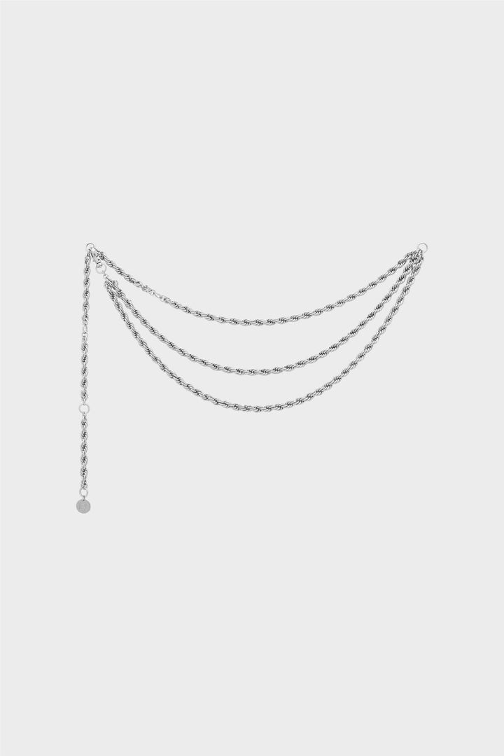 LUVIA BELLY CHAIN  Silver