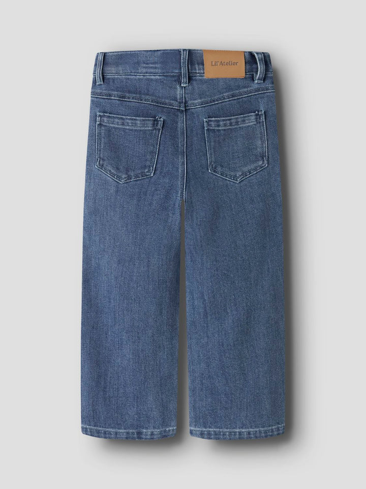 Nmfobello Wide Jeans 1144-Se Lil  Mørkeblå
