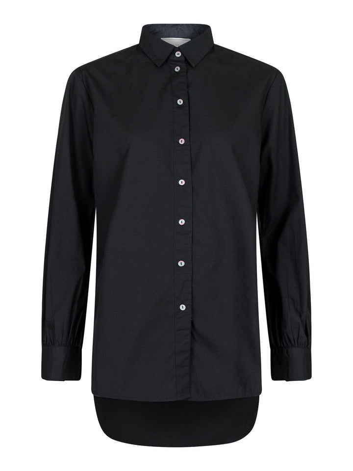 MARGIT C POPLIN SHIRT  Black