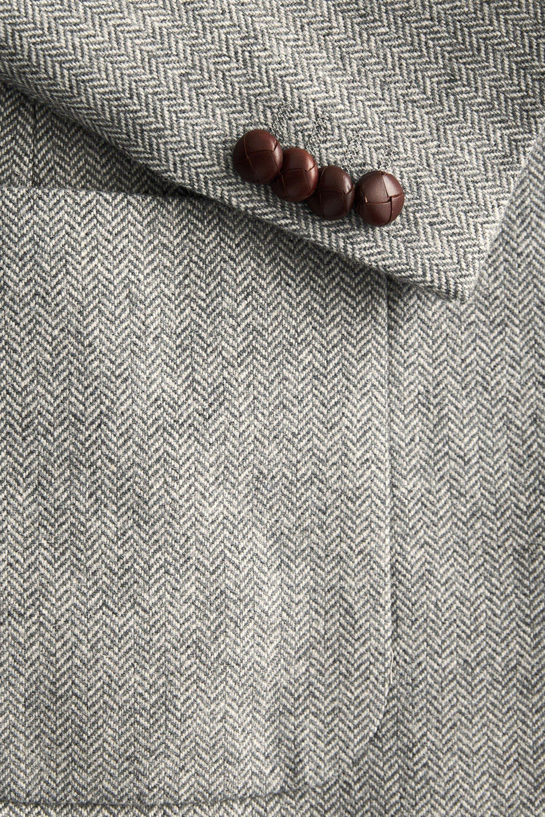 Tweed Herringbone Jkt  Grey