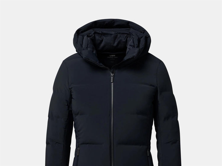 W Enigma Parka Down Collar  Black