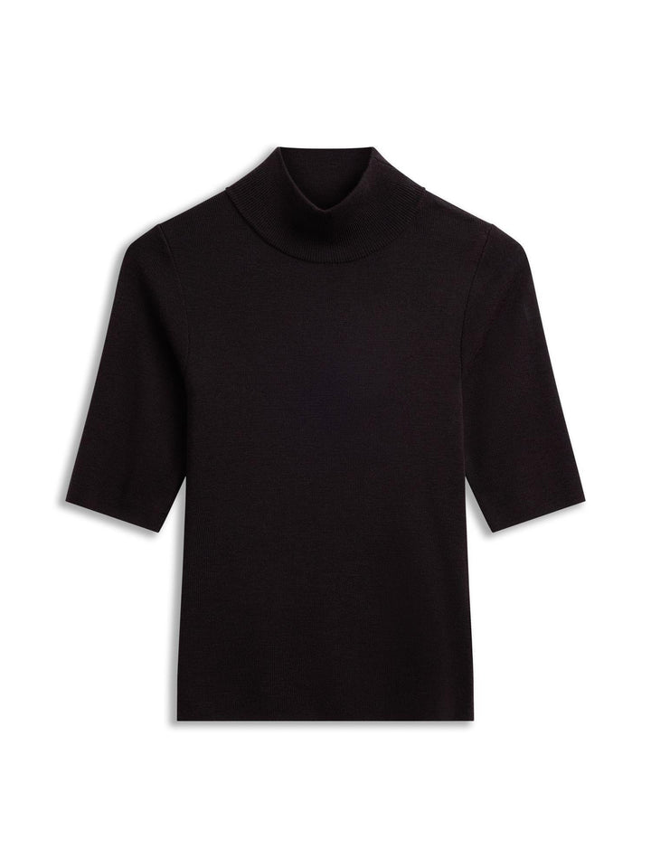 Melly Merino Tee  Dark Brown
