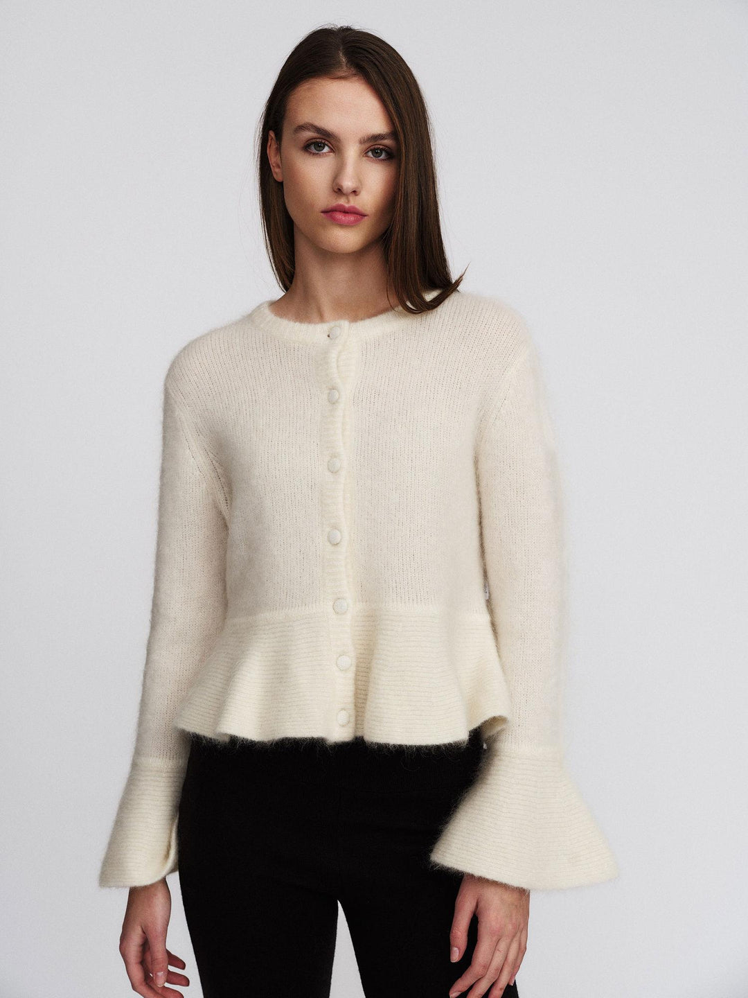 Maren Chunky Cardigan  Bright White
