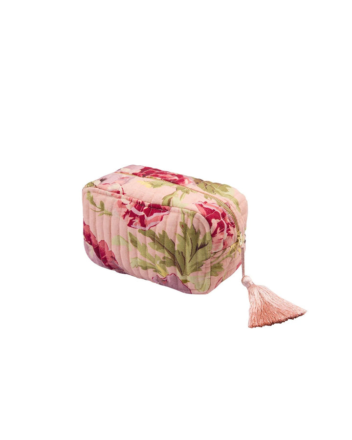 Cosmetic Bag Linen  Poppy Field