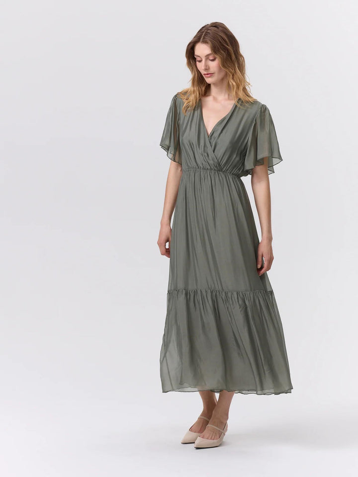 Gianna Dress  Cactus Green