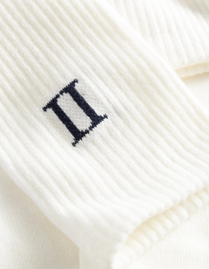 William 2-Pack Socks  Off White/Navy