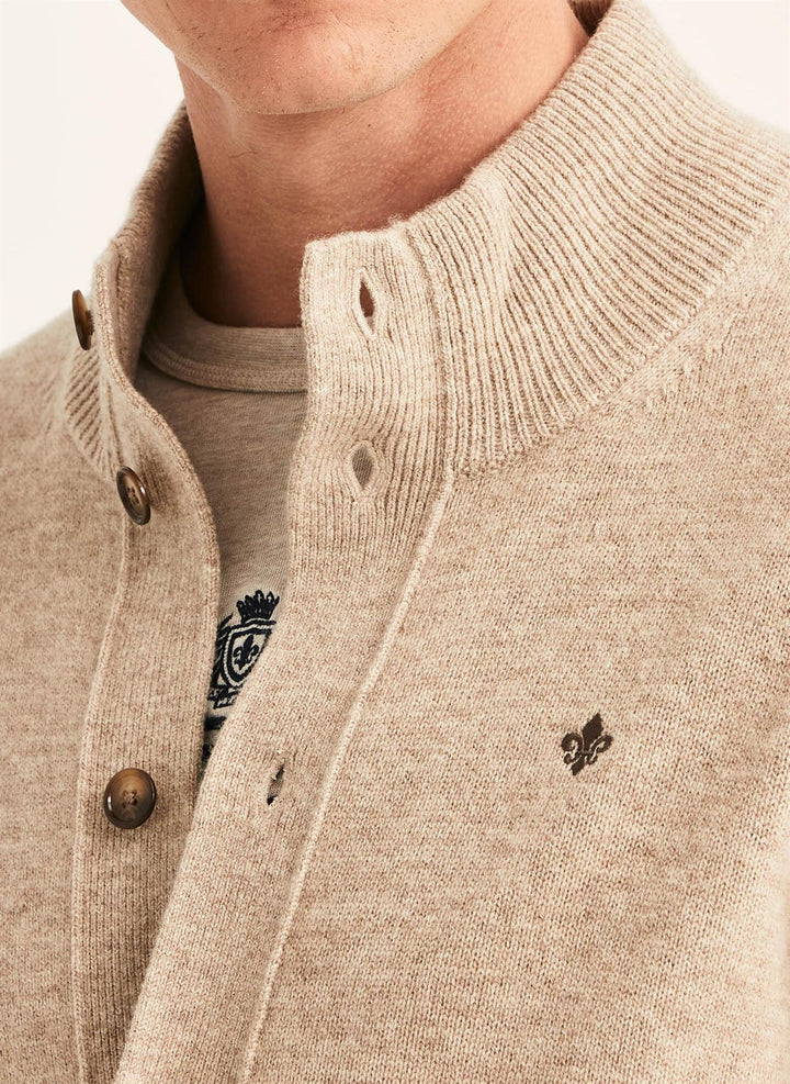 Hertford button cardigan  Khaki