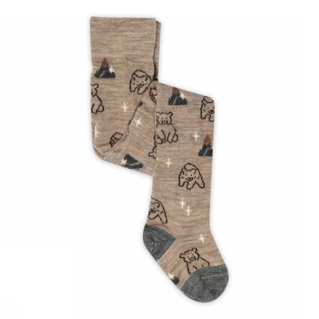 Marvin tights  Light Brown Melange