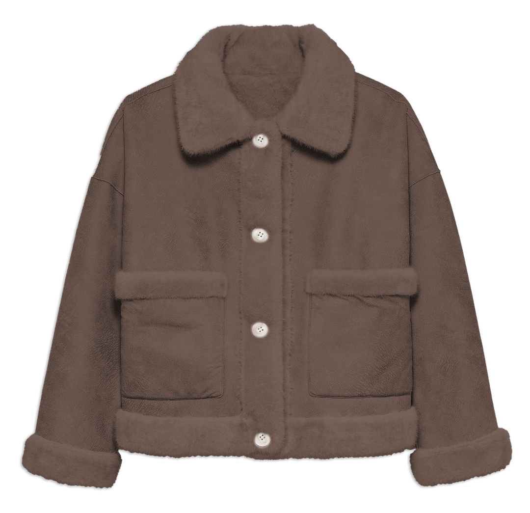 Faje Faux Mink  Pepple