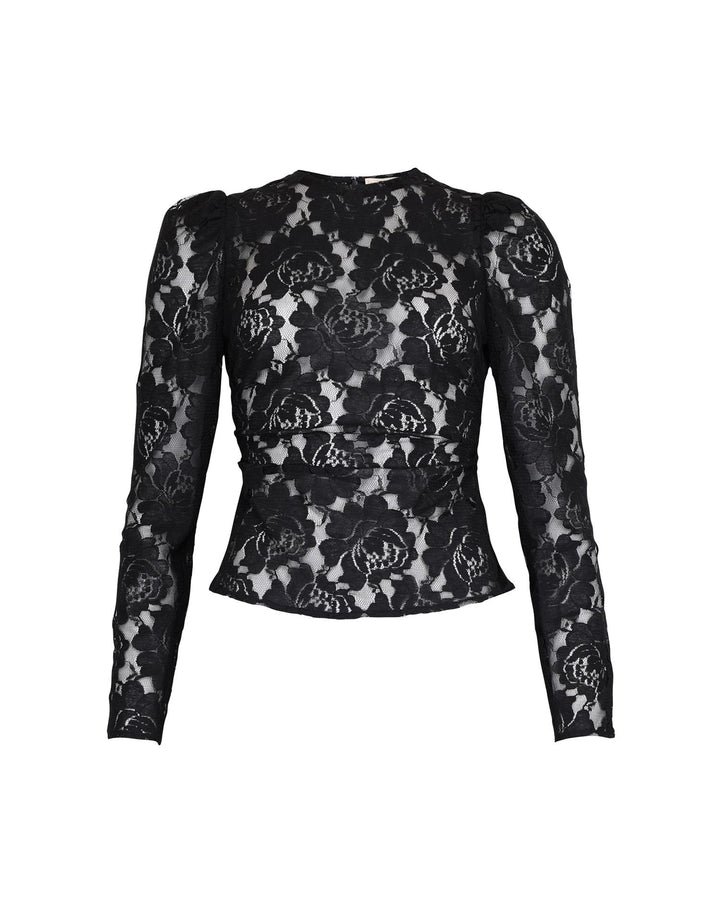BY TIMO LACE TOP Black