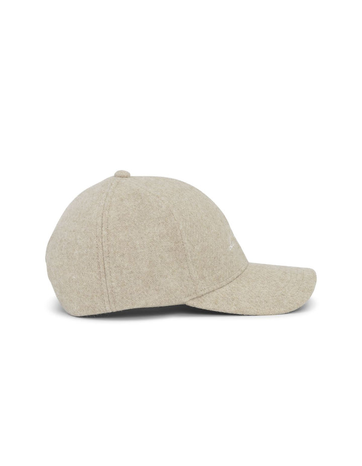 Signature Wool Baseball Cap  Dark Sand
