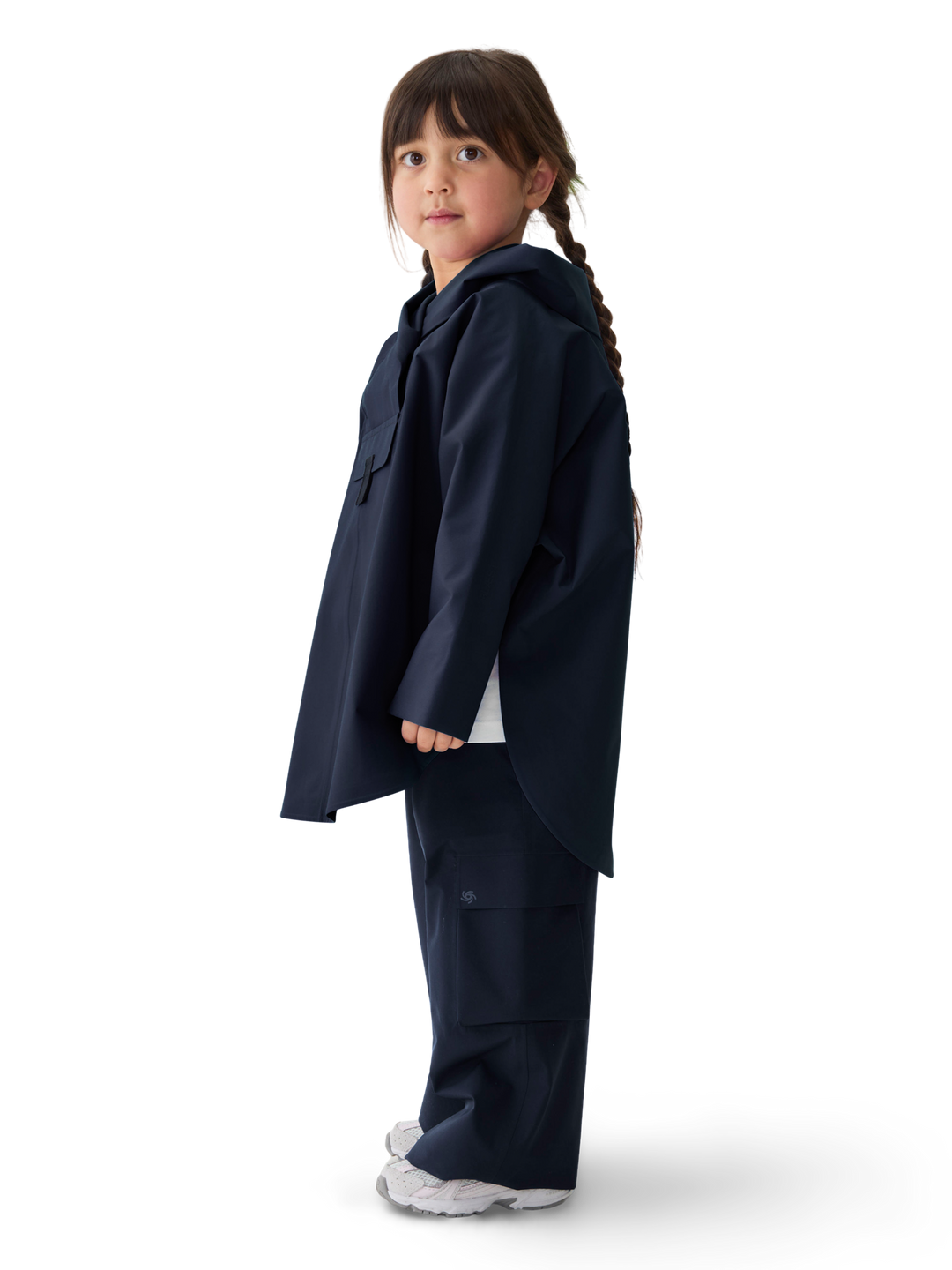 Bergen mini poncho  Deep Sea