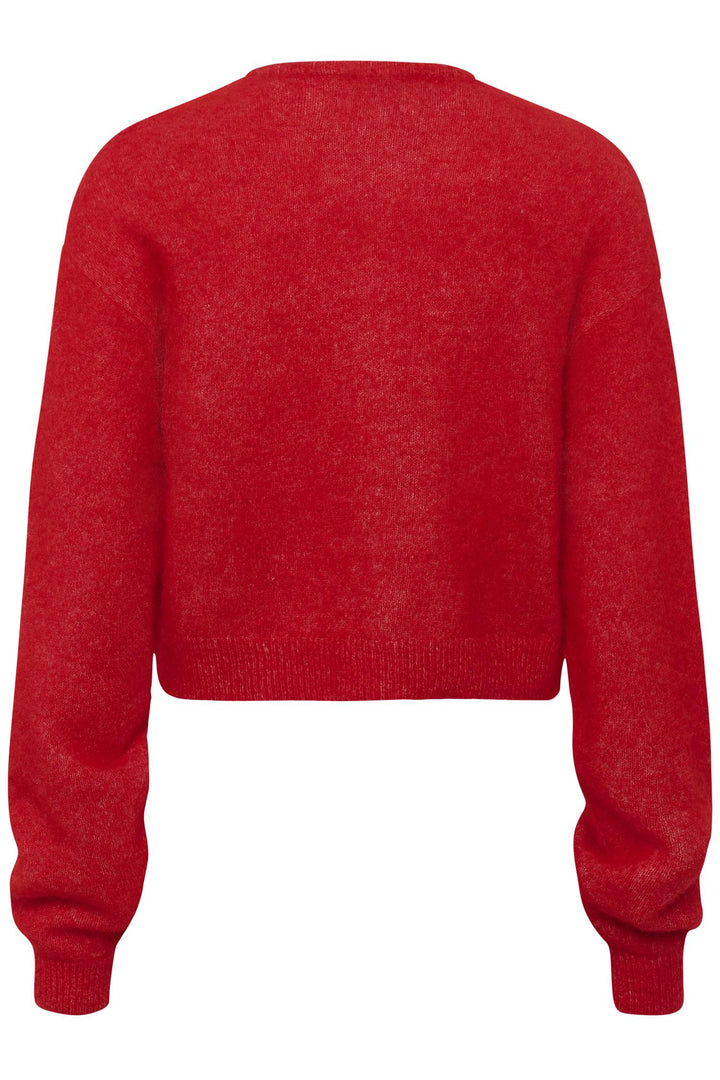 Debbie Short Cardigan  Postbox Mélange