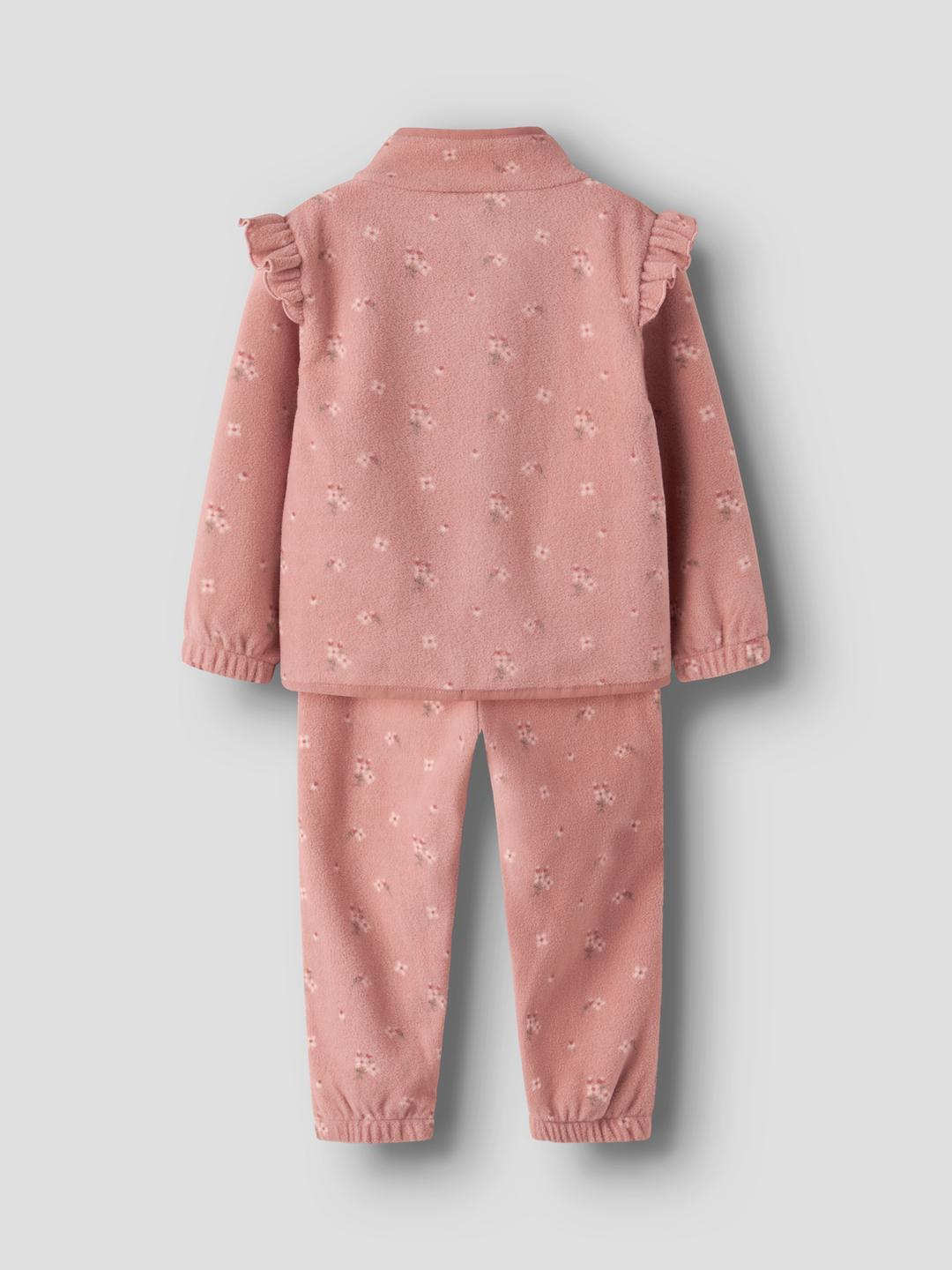 NMFLASPEKTRA FLEECE SET AOP LIL  Lyserosa