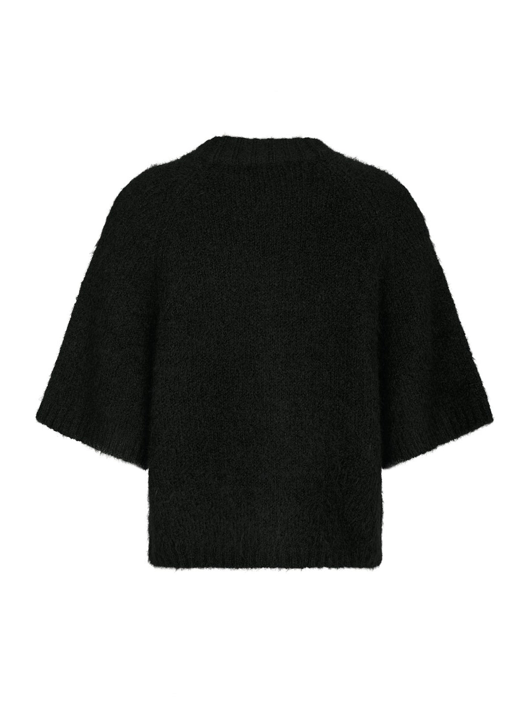 Benuta Fluffy Knit Cardigan  Black