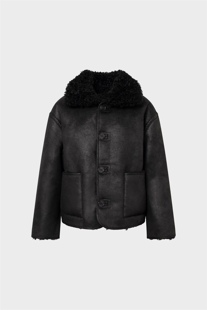 Mia Reversible Jacket  Black