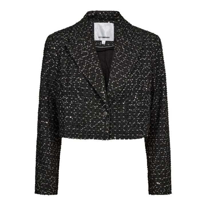 SequinCC Denim Jacket  Black