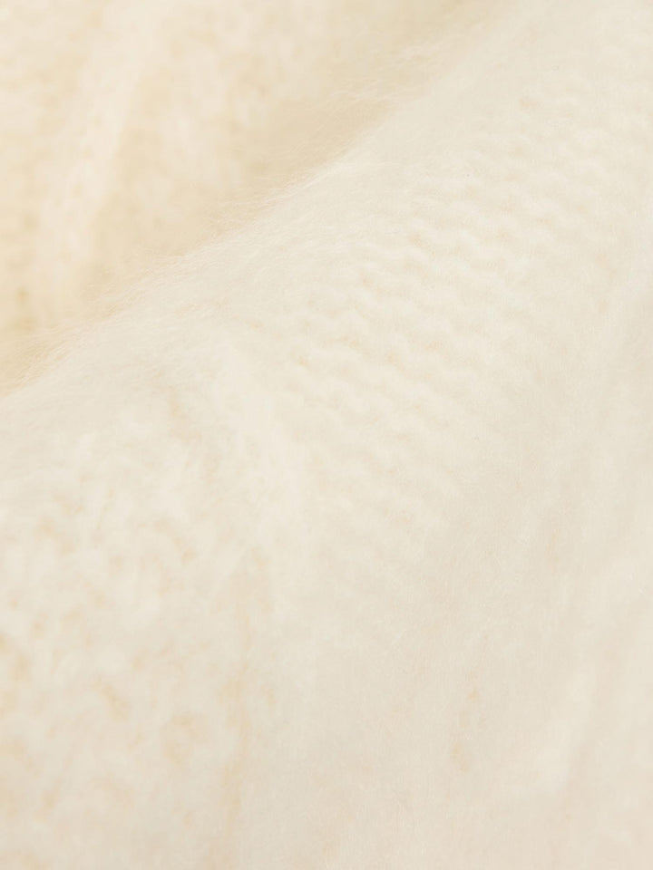 Peyton Brushed Sweater White