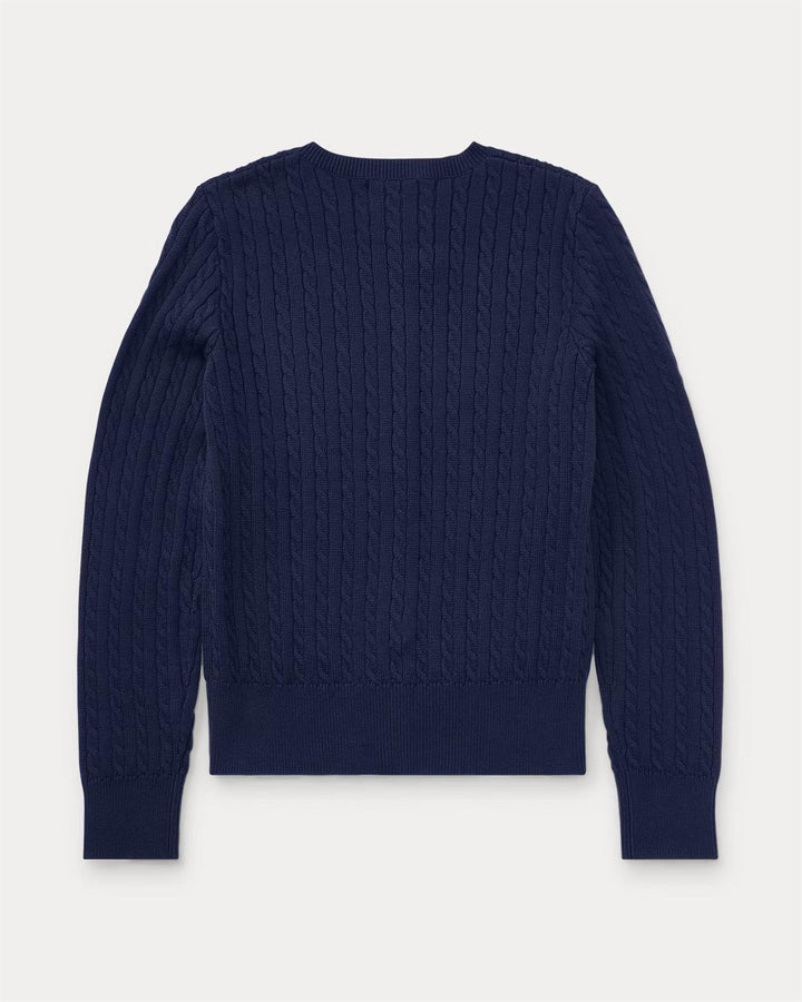 MINI CABLE-TOPS-SWEATER  Hunter Nvy