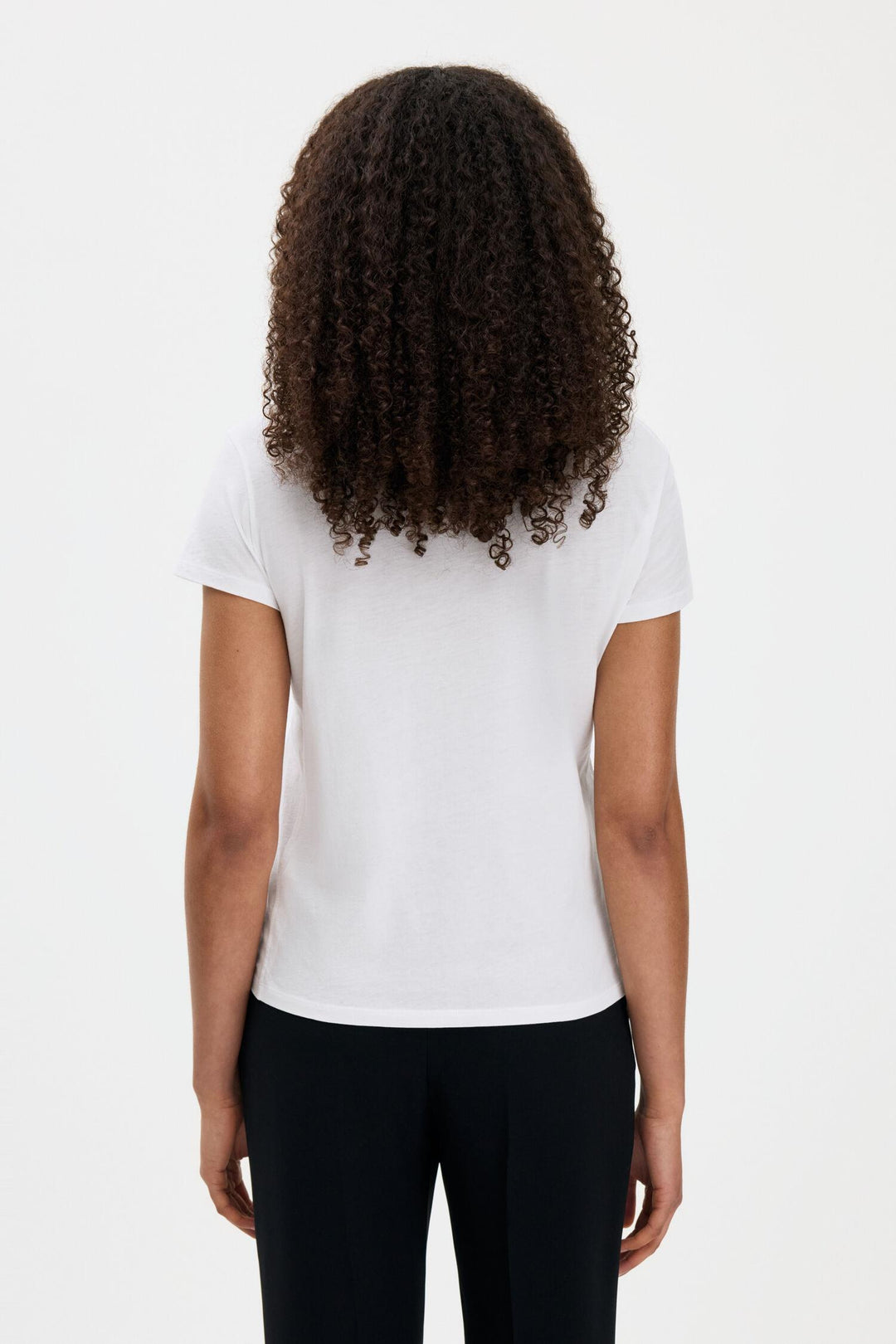 soft cotton tee  White