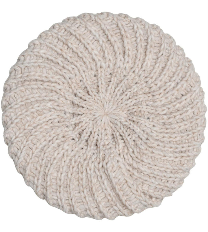 IdimaTT Knitted Beret  Nature