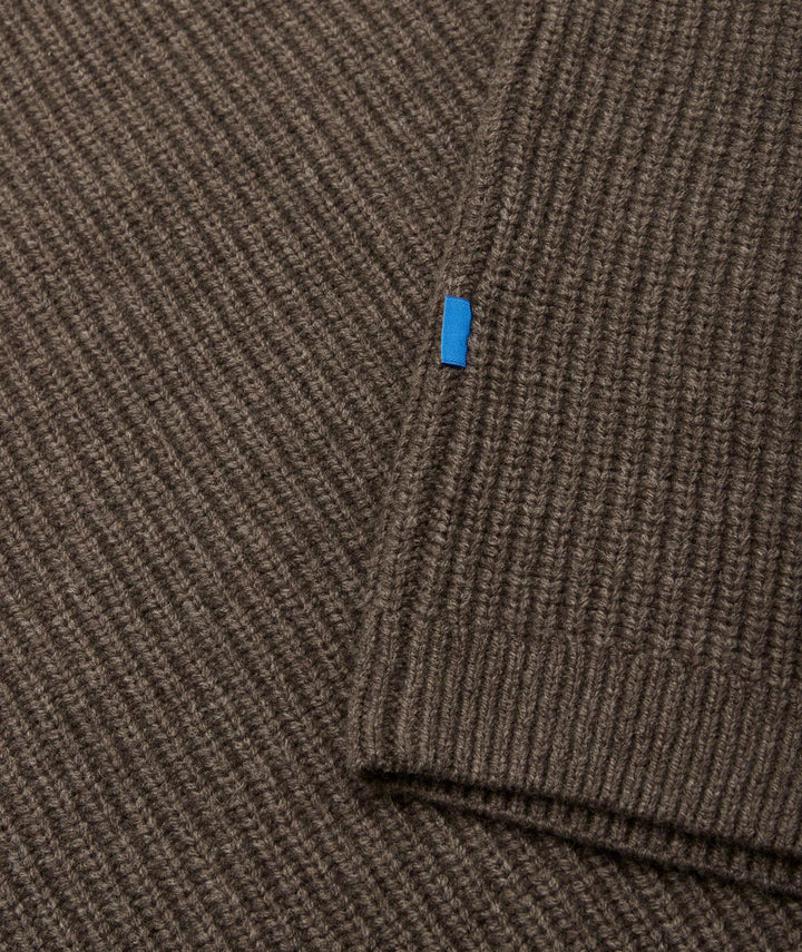 Boxy Wool Knit  Taupe