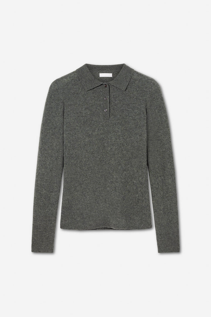 Jolanda Knit  Dark Olive Melange