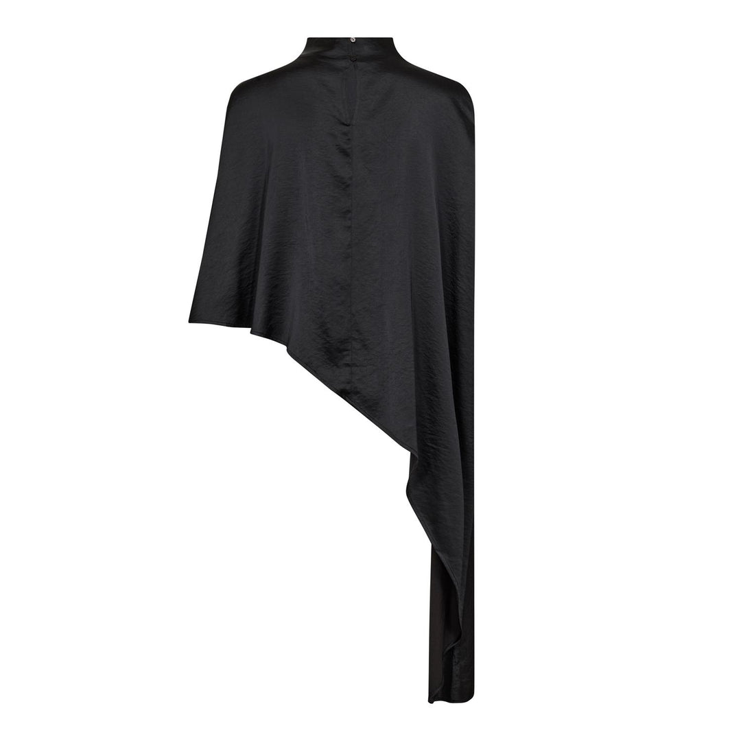 IdunCC Turtle Cape Blouse Black