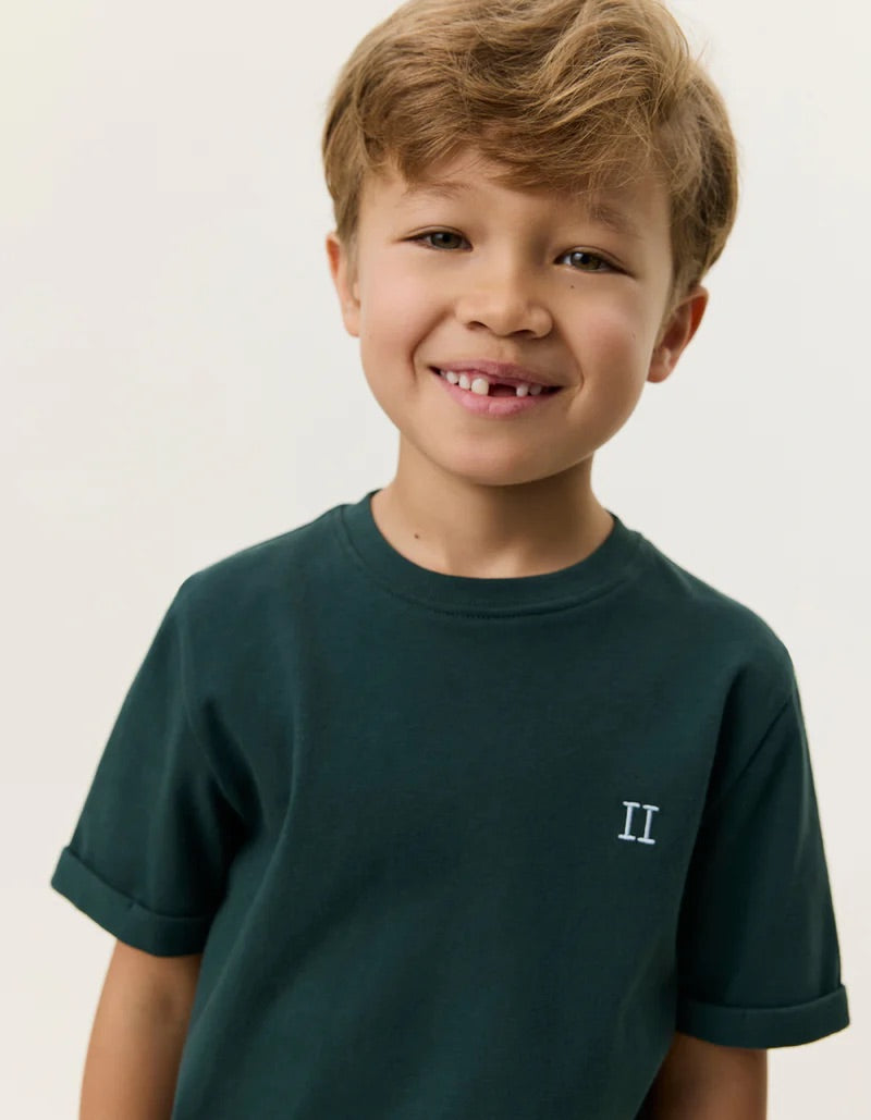 Core Contrast T-Shirt KIDS  Pine Green
