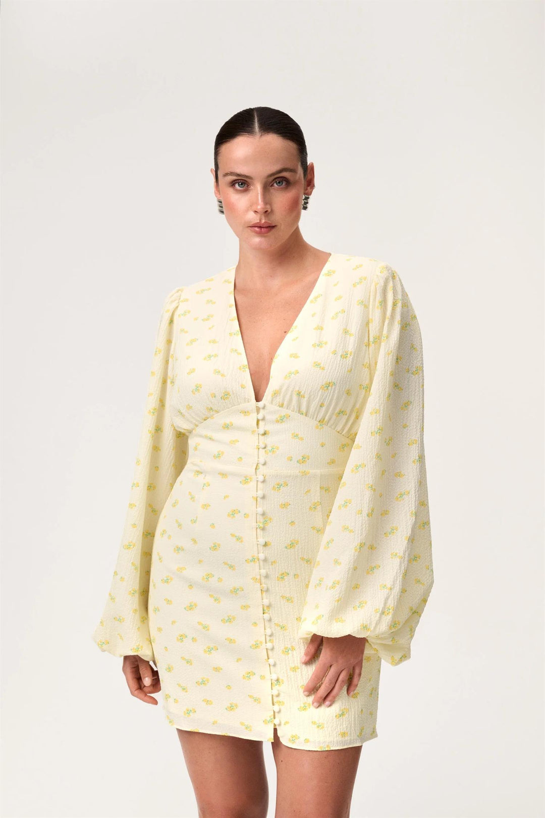 FLORENCE DRESS  Pastel Yellow
