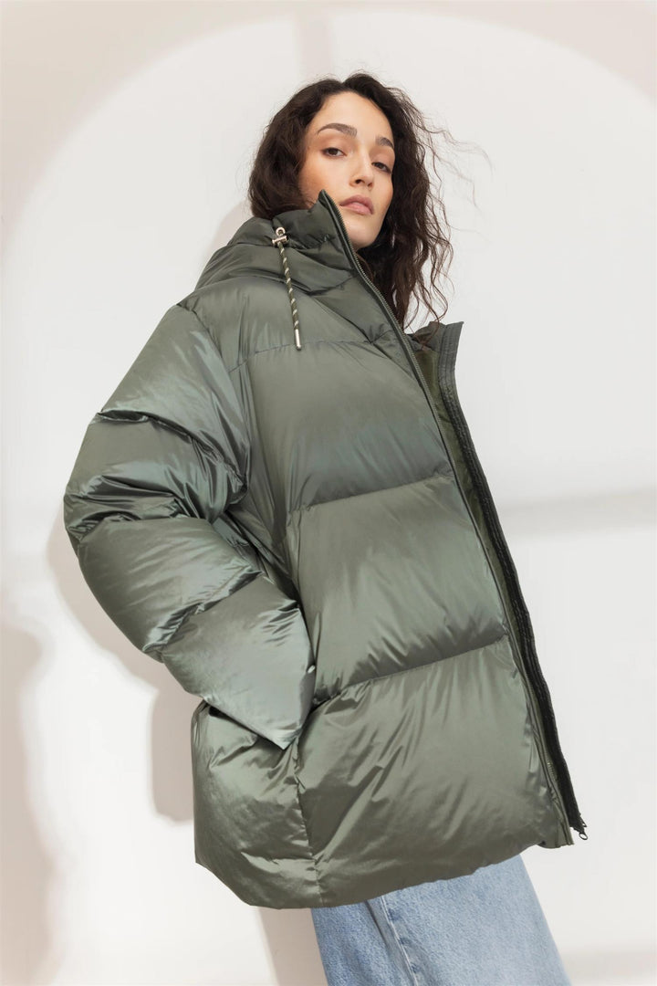 Saga down jacket  Olive
