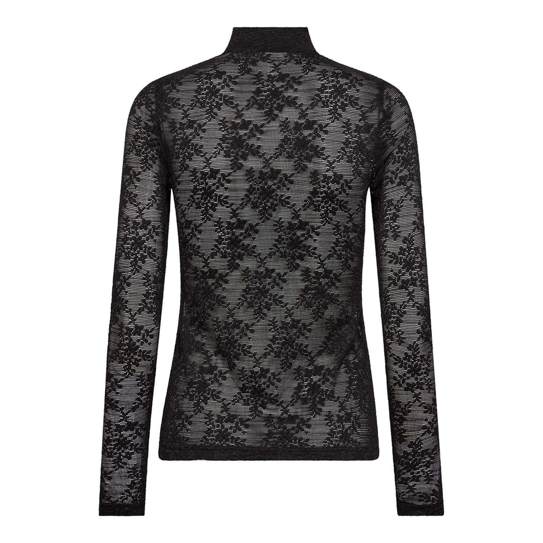 BirtaCC Turtleneck Blouse Black