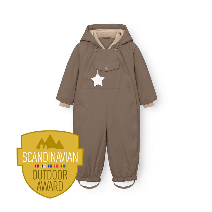 MATWISTI fleece lined snowsuit  Morel Grey