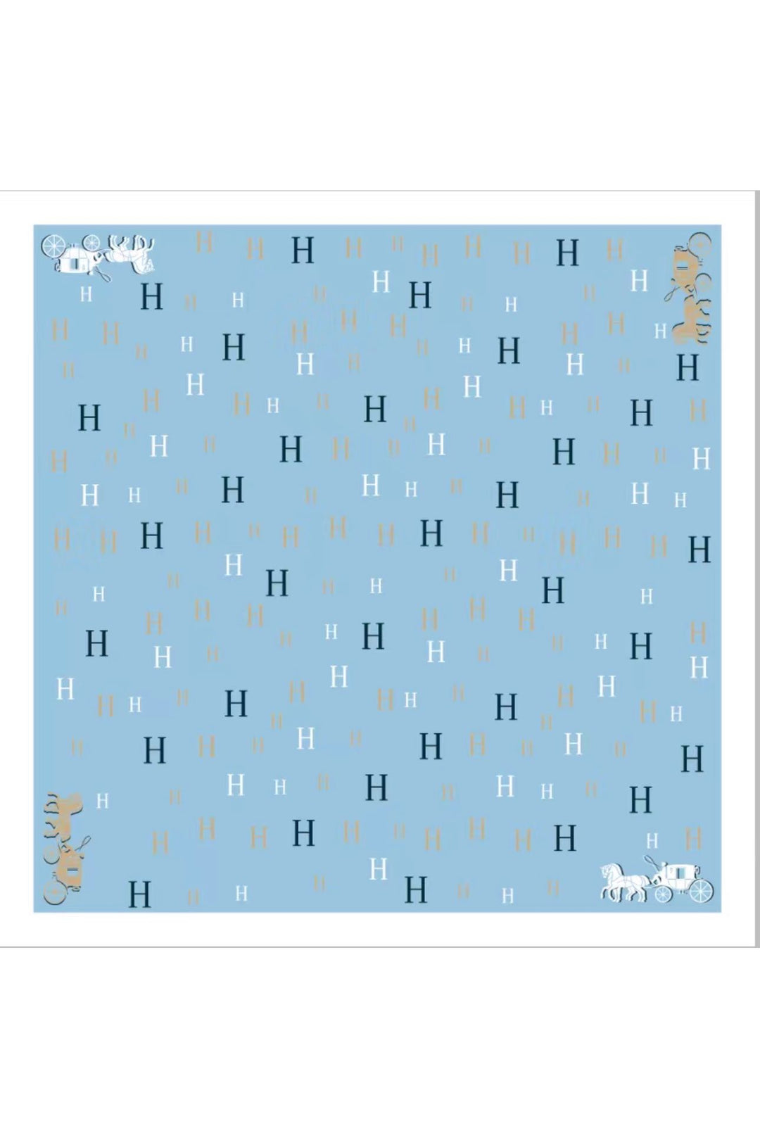 Bandana  Dus Blå/Offwhite