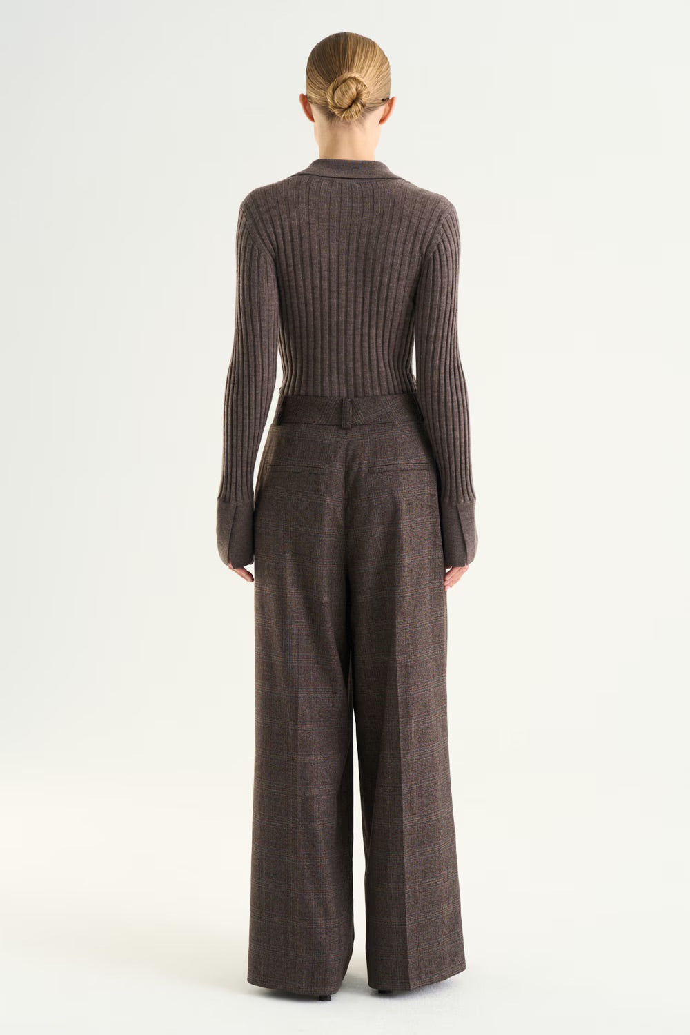 Maella Trousers  Brown Check