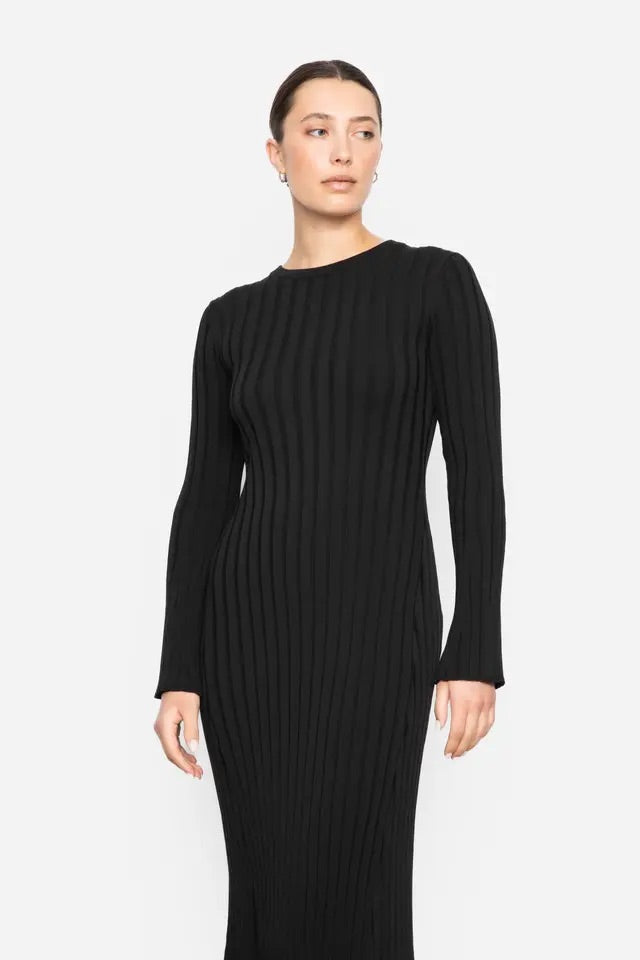 Zaneta Knit Dress  Black