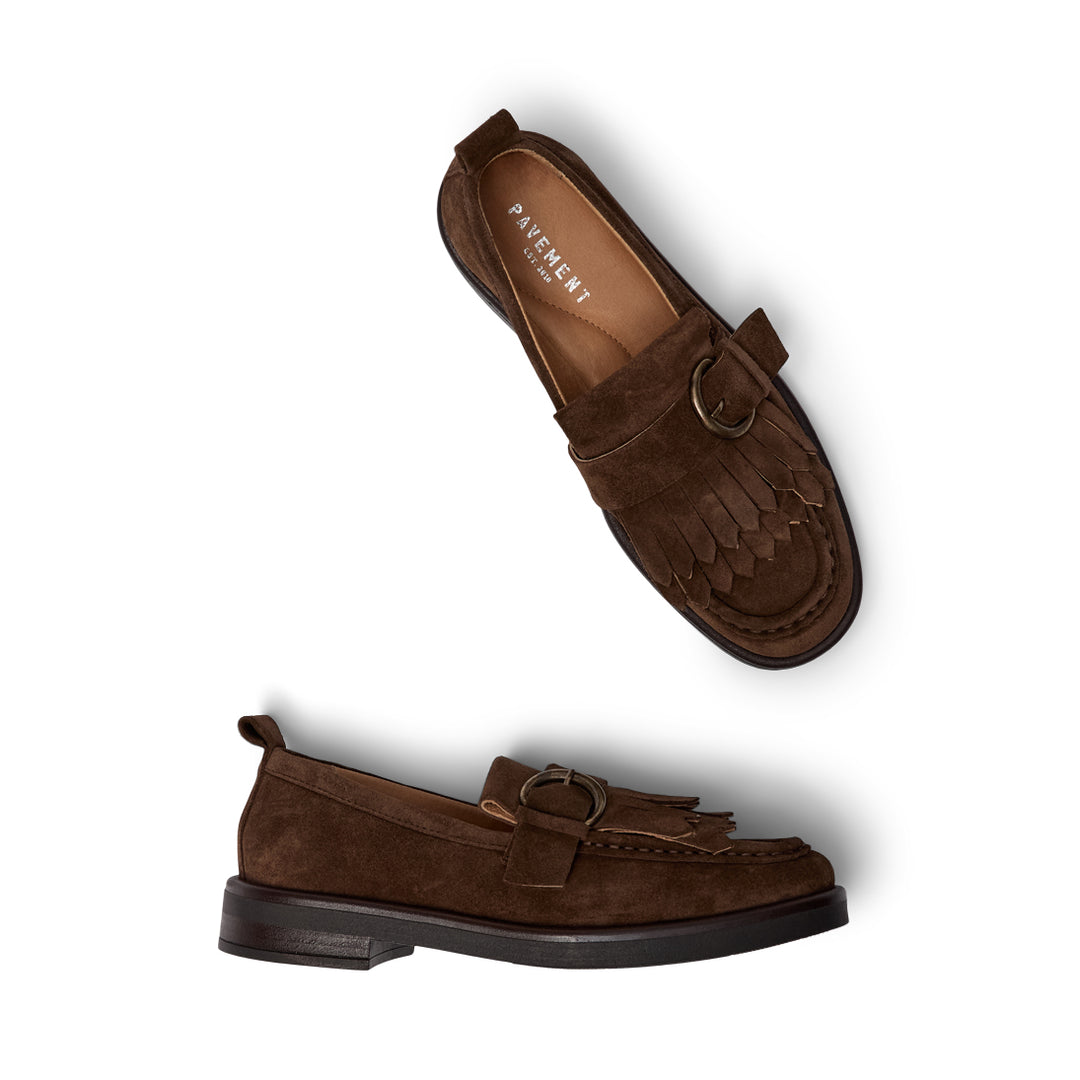 Matilda Suede  Brown Oil