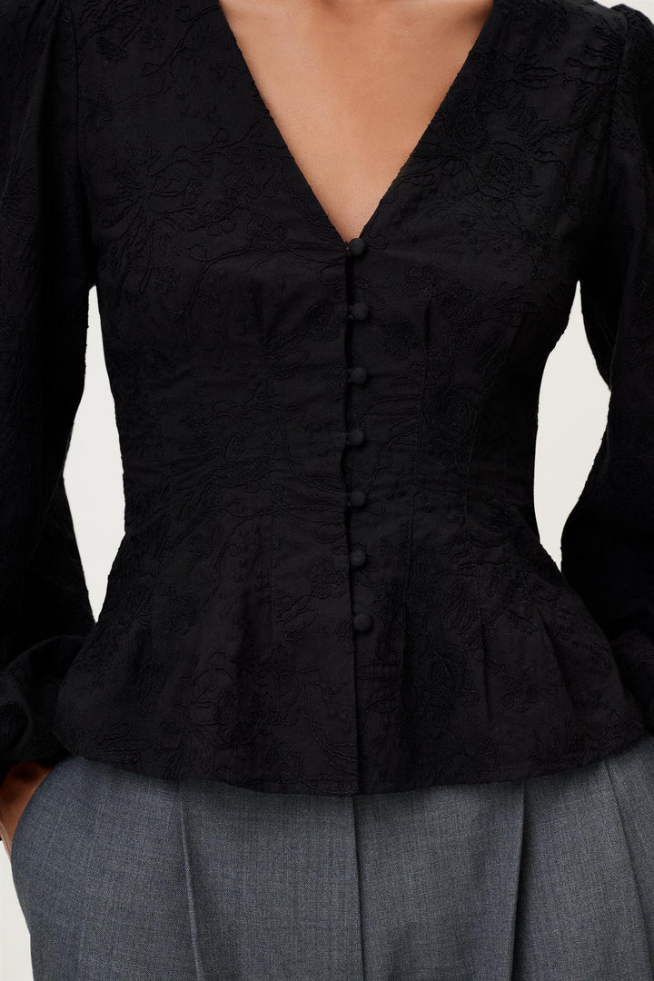PALENA BLOUSE  Black