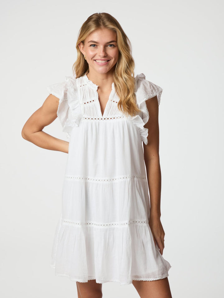 Jamma S Voile Dress  White