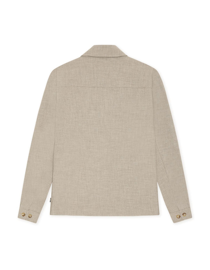 Mini Check Hybrid Jacket  Bungee Cord Brown