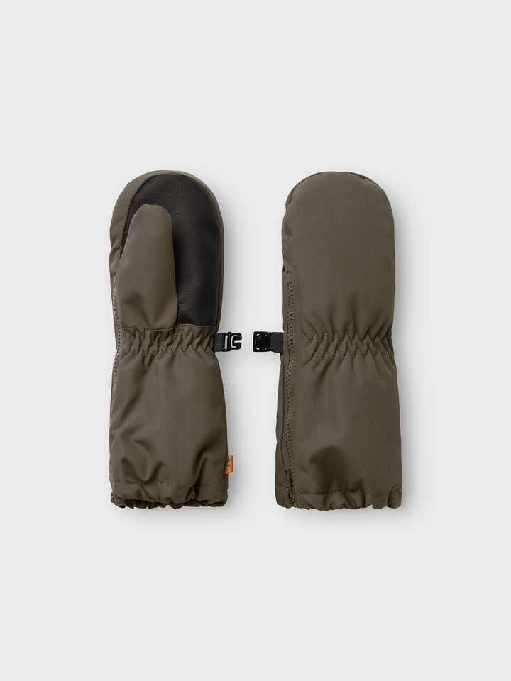 NMMLASNOW10 MITTEN 1FO LIL  Mørkegrønn
